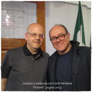 Luciano Lombardi, Carlo Verdone - Toronto 2014